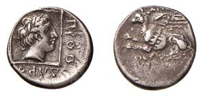 THRACIA - ABDERA (365-350 a.C.) TETROBOLO ... 