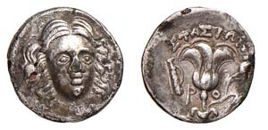 CARIA - ISOLA DI RODI - RODI  (205-190 a.C.) ... 