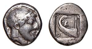 MACEDONIA - SKIONE  (circa 480-470 a.C.) ... 