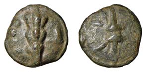 APULIA - LUCERIA (dopo il 220 a.C.) QUATRUNX ... 
