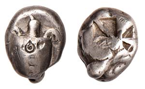 ATTICA - AEGINA (circa 456-431 a.C.) STATERE ... 