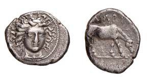 THESSAGLIA - LARISSA (400-380 a.C.) DRACMA ... 