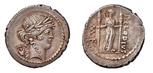 CLODIA (42 a.C.) P. Clodius M.f.Turrinus - ... 