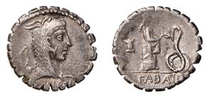 ROSCIA (64 a.C.) L. Roscius Fabatus - ... 