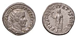 FILIPPO I (244-249) ANTONINIANO - D/Busto ... 