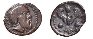 SICILIA - AETNA (circa 470-466 a.C.) OBOLO ... 