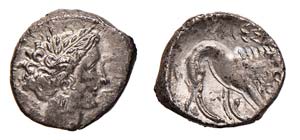 GALLIA CISALPINA (III-II Sec. a.C.) DRACMA ... 
