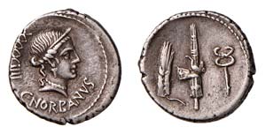 NORBANA (83 a.C.) C. Norbanus - DENARIO - ... 