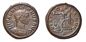 AURELIANO (270-275) DENARIO gr.3,1 - Zecca ... 