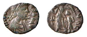 GIOVANNI (423-425) AE 4 -
 D/Busto a d. ... 