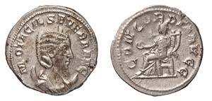 OTACILIA SEVERA (247) Moglie di Filippo I - ... 