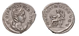 OTACILIA SEVERA - Moglie di Filippo I (247) ... 
