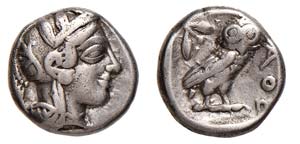 ATTICA - ATENE (circa 479-393 a.C.) DRACMA ... 