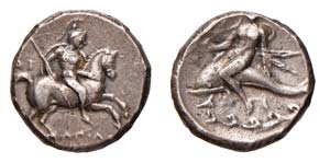 CALABRIA - TARENTUM (circa 290-281 a.C.) ... 