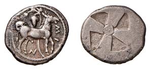 MACEDONIA - MENDE (circa  520-480 a.C.) ... 