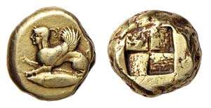 MYSIA - KYZIKOS (circa 550-500 a.C.) STATERE ... 