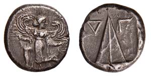 CARIA - KAUNOS (circa 410-390 a.C.)  STATERE ... 