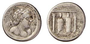 EGNATIA (75 a.C.) Cn. Egnatius Cn. f. Cn. n. ... 