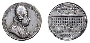 ROMA - CLEMENTE XI (1700-1721) MEDAGLIA AR - ... 