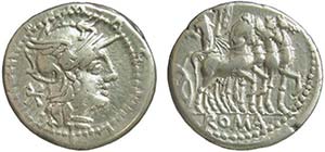 ACILIA (130 a.C.) M.Acilius M.f. - DENARIO - ... 