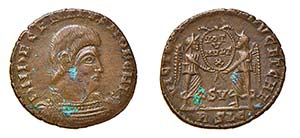 DECENZIO (350-353) MAIORINA gr.3,6 - Zecca ... 
