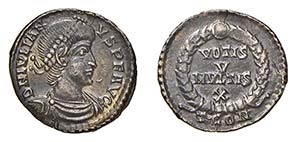 GIULIANO II (360-363) SILIQUA - Zecca Arles ... 