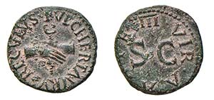 AUGUSTO (27 a.C. -14 d.C.) Claudius Pulcher, ... 