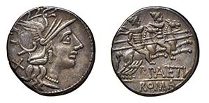 AELIA (106 a.C.) P. Aelius Paetus L. Scipio ... 