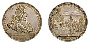AUSTRIA - CARLO VI (1711-1740) MEDAGLIA IN ... 