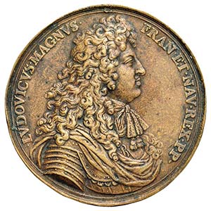 FRANCIA - LUIGI XIV (1643-1715) MEDAGLIA ... 