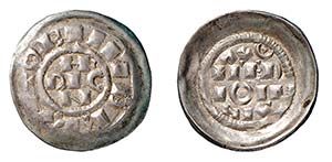 MILANO - ENRICO II di Sassonia (1013) DENARO ... 