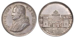 ROMA - PIO IX (1846-1878) MEDAGLIA  AR - ... 