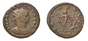 AURELIANO (270-275) ANTONINIANO - Zecca Roma ... 