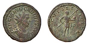 CARINO (282-285 ) ANTONINIANO - Zecca  Lione ... 