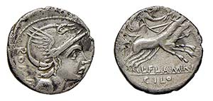 FLAMINIA (109-108 a.C.) L. Flaminius Cilo - ... 