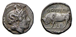 LUCANIA - THURIUM (circa 410-400 a.C.) ... 