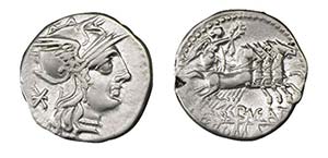 MAENIA (132.a.C.) P.Maenius Antiaticus - ... 