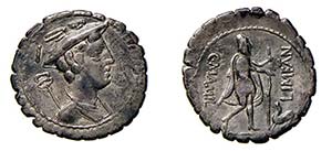 MAMILIA (82 a.C.) C. Mamilius Limetanus - ... 