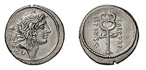 PLETORIA (69-67 a.C.) Marcus Platorius ... 