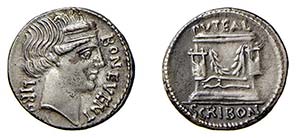 SCRIBONIA (62 a.C.) L.Scribonius Libo - ... 