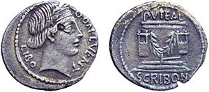 SCRIBONIA (62 a.C.) L.Scribonius Libo - ... 