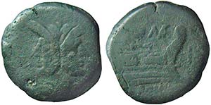 MAENIA (189-180 a.C.) ASSE gr.31,1 -  ... 