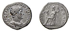 ADRIANO (117-138) DENARIO -  D/Busto ... 