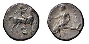 CALABRIA - TARENTUM (circa 272-235 a.C.) ... 
