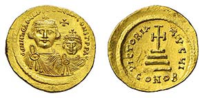 ERACLIO - CONSTANTINOPOLI (610 - 641) SOLIDO ... 