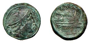 ROMA - ANONIME SEMILIBRALI (217-215 a.C.) ... 