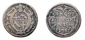 BOLOGNA - CLEMENTE XIII (1758-1769) 5 ... 