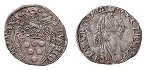 ROMA - PIO IV (1559-1565) GROSSO - D/Stemma ... 