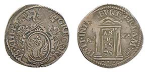 ROMA - GREGORIO XIII (1572-1585) GIULIO Anno ... 