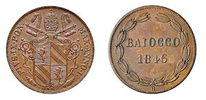 ROMA - PIO IX (I p. 1846-1865) BAIOCCO - ... 